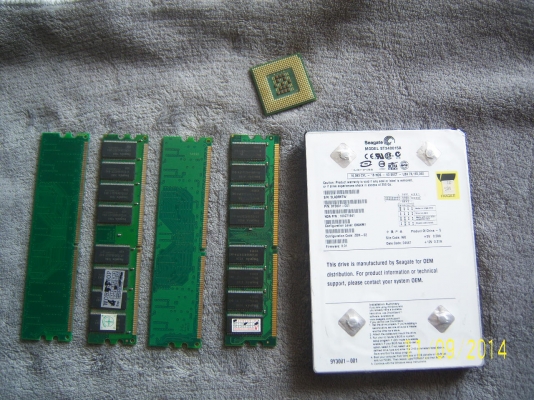 CPU ฮาร์ทดิสแรม 512MP 4 อัน