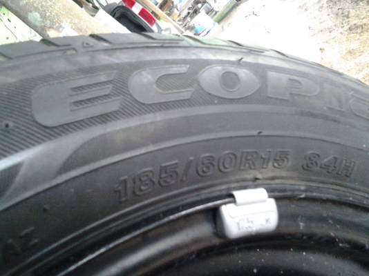 กะทะพร้อมยางบริสโตน 185/60/15 ปี13