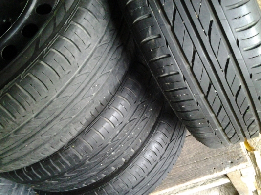 กะทะพร้อมยางบริสโตน 185/60/15 ปี13