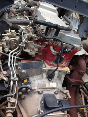 HINO MEGA ปี 2554  เครื่อง 175 แรง กะบะดั๊มสามมิตร วิ่ง 86,600 กม. สภาพสวย