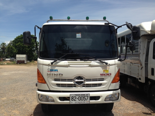 HINO MEGA ปี 2554  เครื่อง 175 แรง กะบะดั๊มสามมิตร วิ่ง 86,600 กม. สภาพสวย