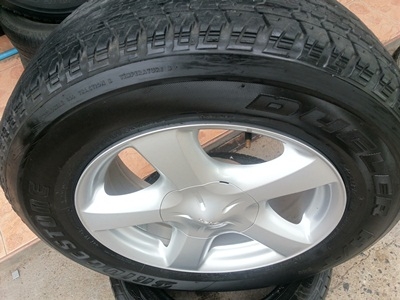 ขายล้อแม็กISUZU All New ขอบ17 พร้อมยาง 245/65/17ปี12 4 ล้อ