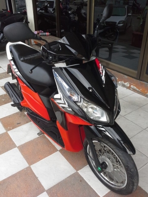 Honda Click i สีดำ แดง ลาย Street เป็นลายสุดท้าย รถสวยประหยัดน้ำมัน