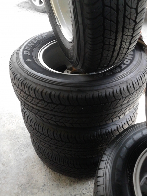 แม๊ก ISUZU ขอบ 16  ขนาด 6 รู พร้อมยาง  255/70R16  DUNLOP AT20 GRANDTREK  TEL.081-427-3941