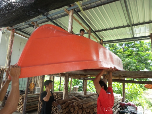 ขายเรือพร้อมเครื่อง 6.5 แรง และ เทรลเลอร์ลาก น้ำมาผมไม่กลัวแล้ว