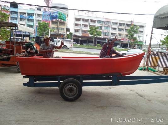 ขายเรือพร้อมเครื่อง 6.5 แรง และ เทรลเลอร์ลาก น้ำมาผมไม่กลัวแล้ว
