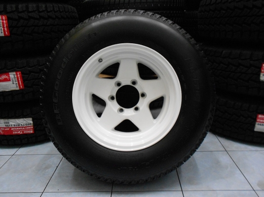 ขายล้อแม็ก Lenso Off Road ขอบ 16&times;8ET-25 พร้อมยาง BF Longtrail 245/70/16 ปี 10/เทิร์นได้-ใส่,ส่งฟรีค่ะ