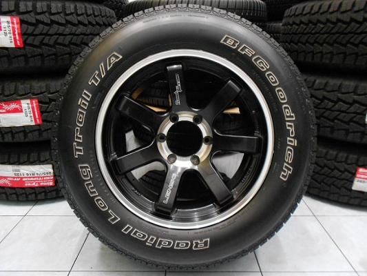 ขายล้อแม็ก Lenso RT7 ขอบ 18(6/139) พร้อมยาง BFGoodrich 265/60/18 ปี 11/เทิร์นได้-ใส่,ส่งฟรีค่ะ