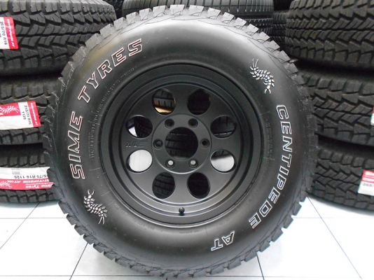 ขายล้อ Off road หยดน้ำ ขอบ 16&times;8ET0 พร้อมยาง Sime Tyres AT ใหม่ยกชุด/เทิร์นได้-ใส่,ส่งฟรีค่ะ
