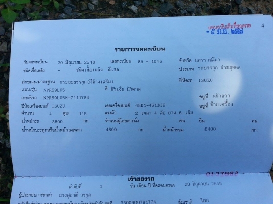 ขายISUZU NPR115แรง เครื่องดี แคชซีสวย ยางดี ภายในสวย เฟืองท้ายใหญ่Fหน้าหลัง สภาพพร้อมใช้งาน เอกสารพร้อมโอน ราคา390,000 สนใจโทร 090-8588220คุณนะ ID:narong498 หรือ www.truck.in.th/498 ขายISUZU NPR115แรง เครื่องดี แคชซีสวย ยางดี ภายในสวย เฟืองท้ายใหญ่Fหน้าหลัง สภาพพร้อมใช้งาน เอกสารพร้อมโอน ราคา390,000 สนใจโทร 090-8588220คุณนะ ID:narong498 หรือ www.truck.in.th/498
