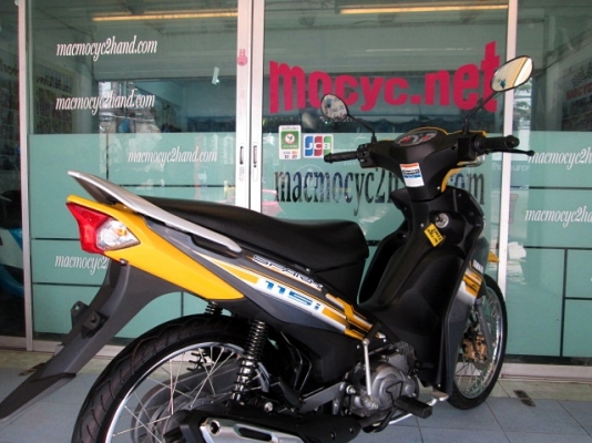 SPARK115 i สีเหลืองเทา รถเดือน พค. ปี 57  ไมล์ 2 พันโล รถมีเกียที่ประหยัดน้ำมันที่สุด 84 กม./ ลิตร แถม 2รายการ 25900