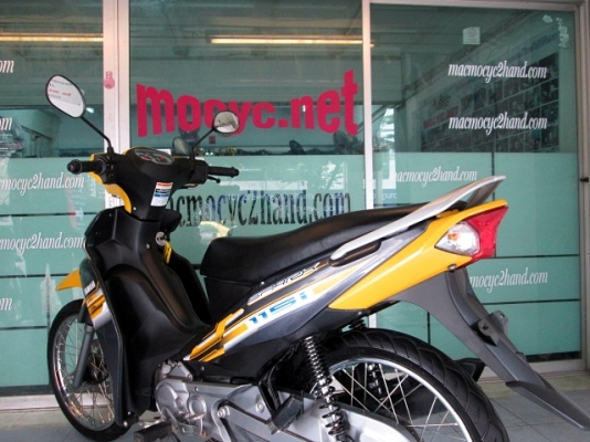 SPARK115 i สีเหลืองเทา รถเดือน พค. ปี 57  ไมล์ 2 พันโล รถมีเกียที่ประหยัดน้ำมันที่สุด 84 กม./ ลิตร แถม 2รายการ 25900