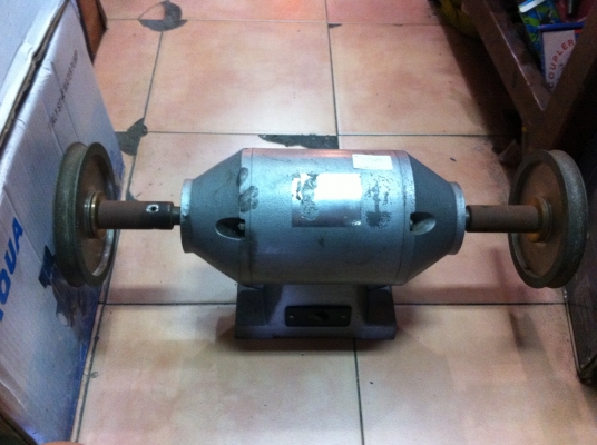 มอเตอร์หินเจียร์แกนคู่ YAMABISHI ตัวใหญ่ มีใบเจียร์แบบเพชรโครงในติดมา 2 ใบ (มี2เครื่อง)