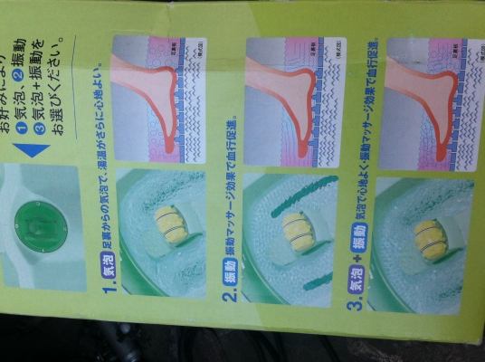 เครื่องทำสปาเท้า National เป็นการช่วยผ่อนคลายเท้าด้วยการทำสปา มีฟองอากาศช่วยการนวด(มี 3 เครื่อง)