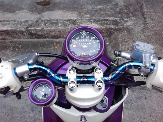 Fino ปี 54 เกย์แยก สีม่วง ครีม เครื่องเดิม เล่ม เอกสารครบ