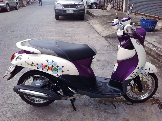 Fino ปี 54 เกย์แยก สีม่วง ครีม เครื่องเดิม เล่ม เอกสารครบ