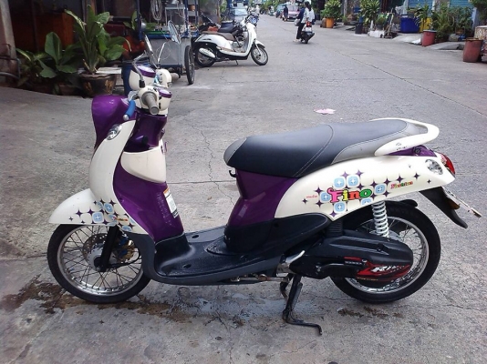 Fino ปี 54 เกย์แยก สีม่วง ครีม เครื่องเดิม เล่ม เอกสารครบ