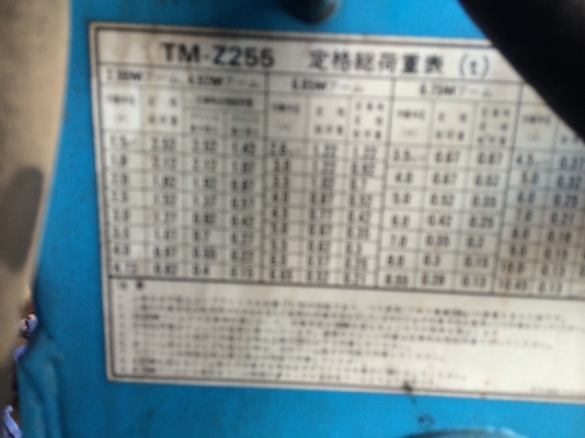 ขายเครนทาดาโน่  2.5 ตัน 5 ปลอก เครนมือสองสภาพดีจากญี่ปุ่น ยังไม่ผ่านการใช้งานเมืองไทย