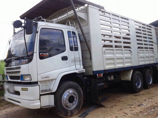 ขายรถพ่วง ISUZU 320 แรง ปี 48 กระบะไม่ดัมพ์แม่ลูก แม่ยาว 6.20 เมตร ลูกยาว 6.80 เมตร ทะเบียนพร้อม