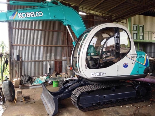 KOBELCO SK60-2 ทำสีแล้ว เช็คสภาพพร้อมใช้ มือสองญี่ปุ่นแท้นำเข้าเอง ไม่เคยใช้งานในไทย