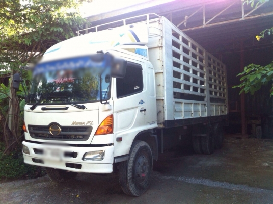 ขายรถบรรทุกสิบล้อ HINO FL1JTPA เครื่อง JO8C-220 แรง ปี 47 ช่วงยาว 7.50 เมตร ไมล์ 3 แสน รถบ้านแท้