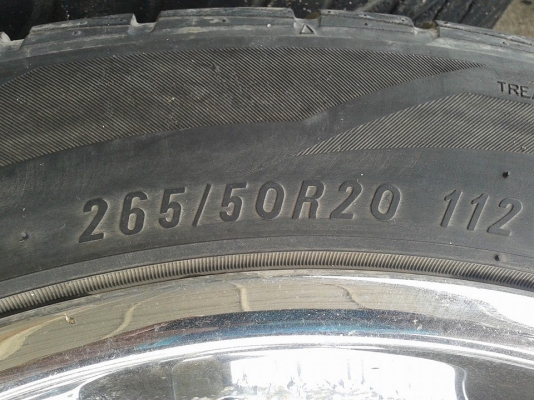 มาอีกแล้วครับ max 20x9 โครเมียม พร้อมยาง 265/50/20 ปี 11 ชุดละ 11500 บาท มาอีกแล้วครับ max 20x9 โครเมียม พร้อมยาง 265/50/20 ปี 11 ชุดละ 11500 บาท