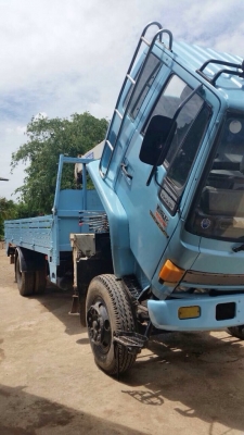 ขายรถหกล้อติดเครน ISUZU ROCKY FTR32LR รถห้าง เครื่อง 195 แรง เครน Unic 3 ตัน