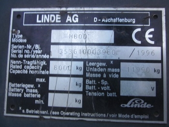 ขาย - รถยก โฟล์ทลิฟท์ 8 ตัน อีกตัวครับ LINDE: H80D เครื่องดีเซล 4 สูบ ประหยัดน้ำมัน พร้อมใช้ ขาย - รถยก โฟล์ทลิฟท์ 8 ตัน อีกตัวครับ LINDE: H80D เครื่องดีเซล 4 สูบ ประหยัดน้ำมัน พร้อมใช้