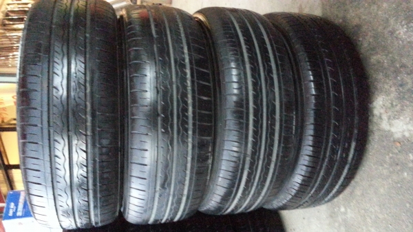 ล้อแม็คเดิม โคโลน่าท้ายโด่ง ขอบ 14 พร้อมยาง ปี11