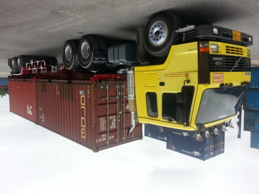 มีคนจองแล้ว !  ขายดาวห์ volvo fl10 หัวพร้อมหาง