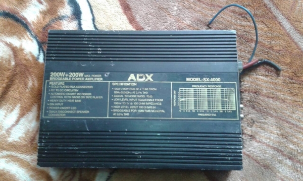 ขายแอมป์ ADX รุ่น SX-4000 (2ch) 200W+200W ใช้ได้ปกติขายถูก800.-