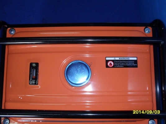 เครื่องปั่นไฟฟ้า ขนาด 3300 watt AC 220 volt DC12 volt น้ำมันแก็สโซฮอล