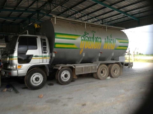 รถบรรทุกอาหารสัตว์ แบบไซโลปั่น