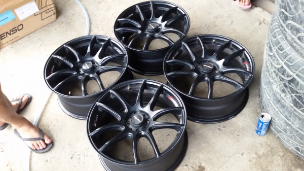 ขายล้อ lenso ขอบ17 4รู100 ชุดละ6900