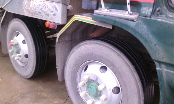 HINO PROFIA 24 ล้อ 2 เพลา แม่-ลูก กระบะเหล็กคอกเกษตรดั้ม