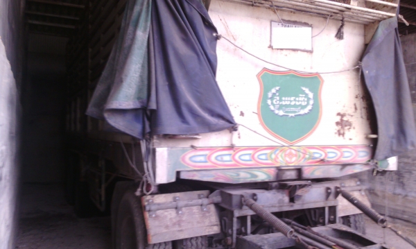 HINO PROFIA 24 ล้อ 2 เพลา แม่-ลูก กระบะเหล็กคอกเกษตรดั้ม