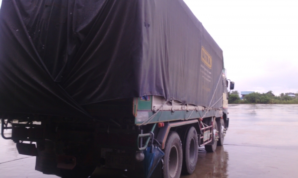 HINO PROFIA 24 ล้อ 2 เพลา แม่-ลูก กระบะเหล็กคอกเกษตรดั้ม