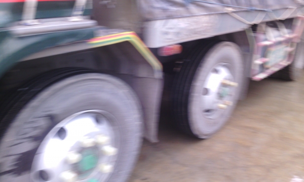 HINO PROFIA 24 ล้อ 2 เพลา แม่-ลูก กระบะเหล็กคอกเกษตรดั้ม