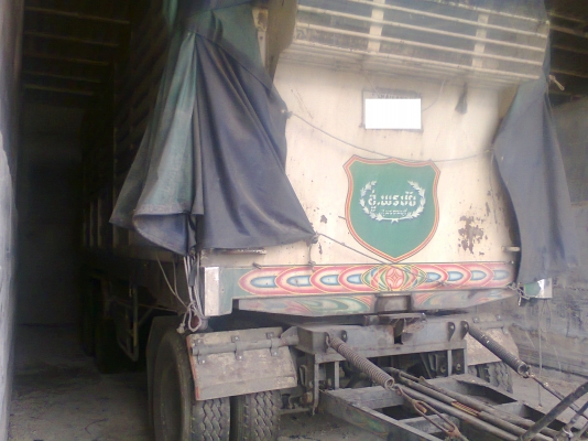 HINO PROFIA 24 ล้อ 2 เพลา แม่-ลูก กระบะเหล็กคอกเกษตรดั้ม