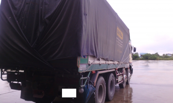 HINO PROFIA 24 ล้อ 2 เพลา แม่-ลูก กระบะเหล็กคอกเกษตรดั้ม