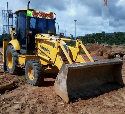 ขายรถตักหน้า ขุดหลัง 2 เพลา KOMATSU 4,1XX ชม.