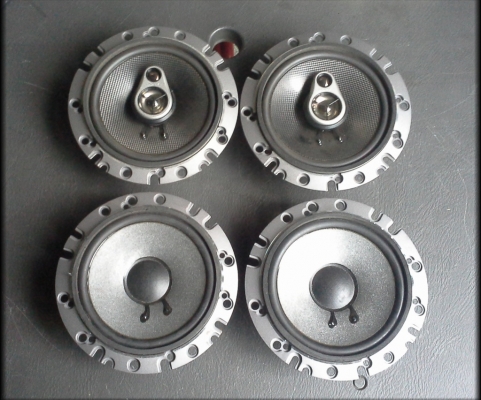 ชุดลำโพง 6" SONY แกนร่วม 3 ทางและ Woofer หน้าหลัง Made in Japan