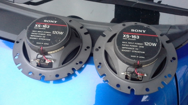 ชุดลำโพง 6" SONY แกนร่วม 3 ทางและ Woofer หน้าหลัง Made in Japan