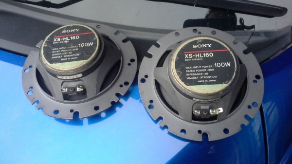 ชุดลำโพง 6" SONY แกนร่วม 3 ทางและ Woofer หน้าหลัง Made in Japan