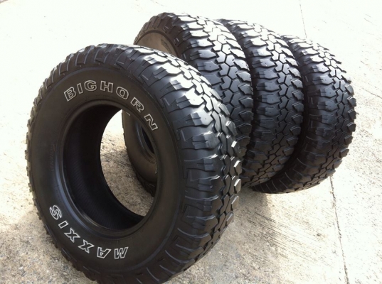 ขายยางMud Maxxis Bighorn MT-762 ขนาด 265 75 r16 ปี12