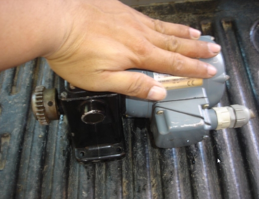 ขายมอเตอร์เกียร์ขนาดเล็ก 50 W 380 V made in Germany อัตราทด 1:60 สภาพดี