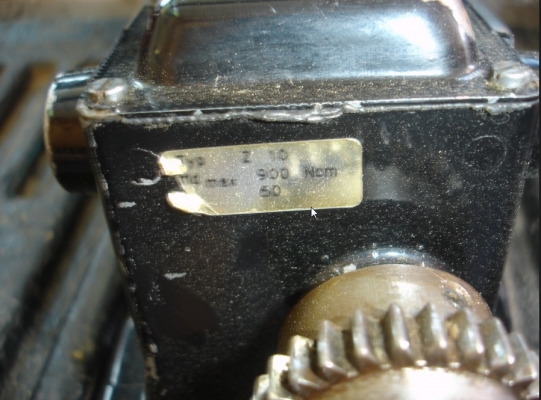 ขายมอเตอร์เกียร์ขนาดเล็ก 50 W 380 V made in Germany อัตราทด 1:60 สภาพดี