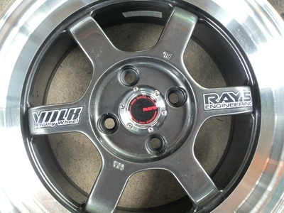 ขายล้อแม็ก TE37 V ขอบ15 4รู100 กว้าง7 OFF 38    4  ล้อ