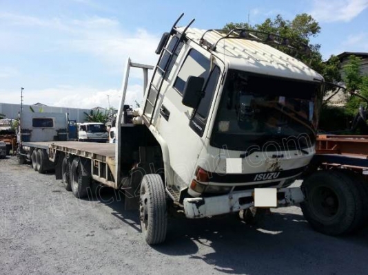 รถบรรทุก 10 ล้อพื้นเรียบ ISUZU รุ่น FTR125Y มีแอร์ พวงมาลัยเพาเวอร์ ระบบเบรคทริฟฟี่