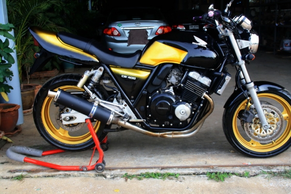 ขาย CB 400 ปี 95 เสื้อสูบครีมเต็ม สรรพสามิตแท้ ท่อสูตร 640000